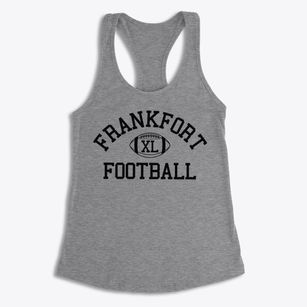 Frankfort High School Classic Football Women's Racerback Tank