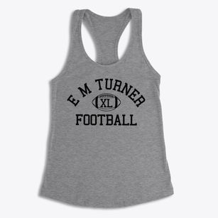 E M Turner Primary School Classic Football Women's Racerback Tank