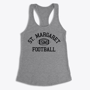Saint Margaret School Classic Football Women's Racerback Tank