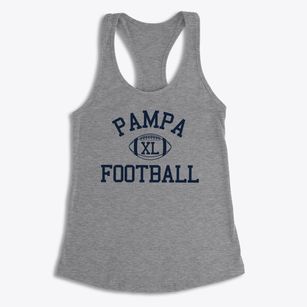 Pampa High School Classic Football Women's Racerback Tank