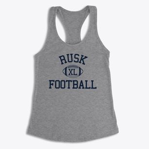 Rusk Primary School Classic Football Women's Racerback Tank