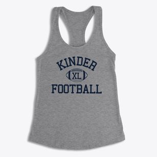 Kinder High School For Performing & Visual Arts Classic Football Women's Racerback Tank