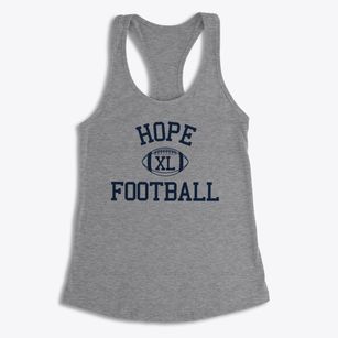 Hope Lutheran School Classic Football Women's Racerback Tank