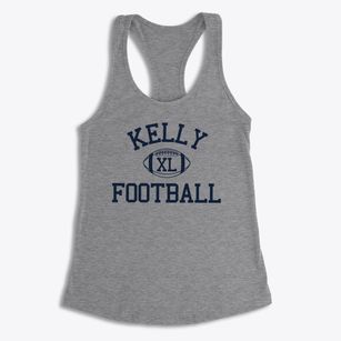 Monsignor Kelly Catholic High School Classic Football Women's Racerback Tank