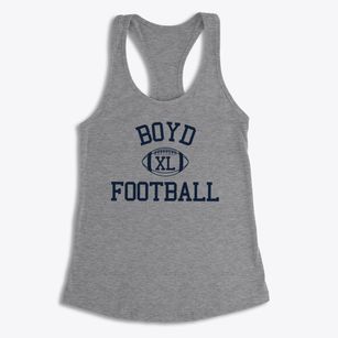 Boyd Intermediate School Classic Football Women's Racerback Tank