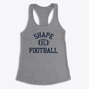 Shape American High School Classic Football Women's Racerback Tank