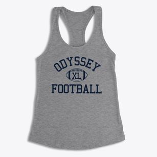 Odyssey Junior High School Classic Football Women's Racerback Tank