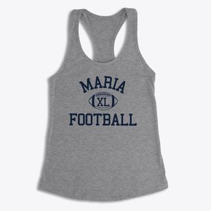 Maria High School Classic Football Women's Racerback Tank