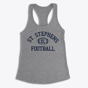 St. Stephens Parish Classic Football Women's Racerback Tank