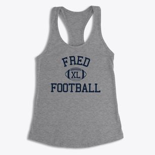 Fred Miller Camp School Classic Football Women's Racerback Tank