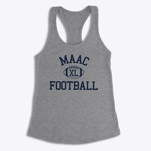 Maac Community Charter School Classic Football Women's Racerback Tank