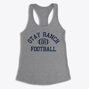 Otay Ranch High School Classic Football Women's Racerback Tank