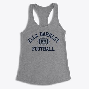 Ella Barkley High School Classic Football Women's Racerback Tank