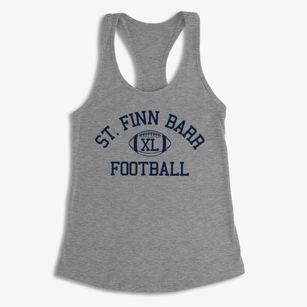 Saint Finn Barr School Classic Football Women's Racerback Tank