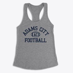 Adams City High School Classic Football Women's Racerback Tank