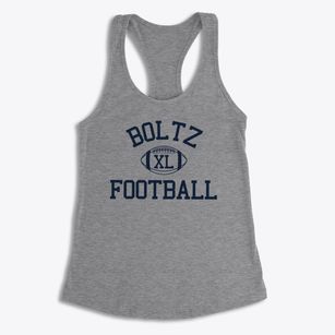 Boltz Junior High School Classic Football Women's Racerback Tank