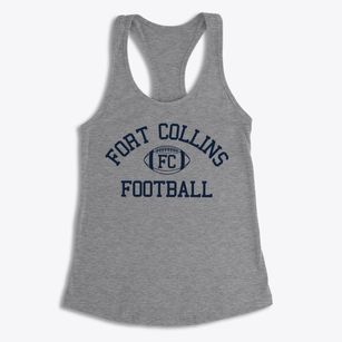 Fort Collins Sda School Classic Football Women's Racerback Tank