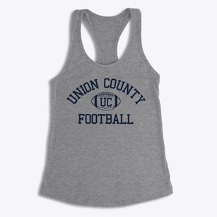 Union County High School Classic Football Women's Racerback Tank