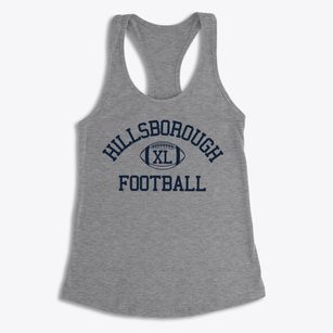 Hillsborough High School Classic Football Women's Racerback Tank