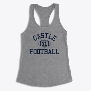 Castle High School Classic Football Women's Racerback Tank