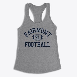 Fairmont Junior High School Classic Football Women's Racerback Tank