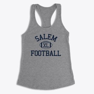 Salem Christian School Classic Football Women's Racerback Tank