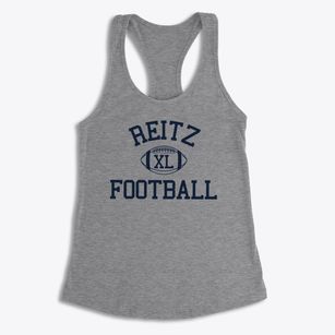 Reitz High School Classic Football Women's Racerback Tank