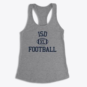 Indiana School For The Deaf Classic Football Women's Racerback Tank