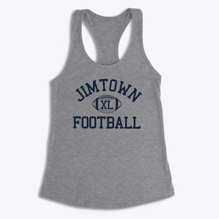 Jimtown Junior High Classic Football Women's Racerback Tank