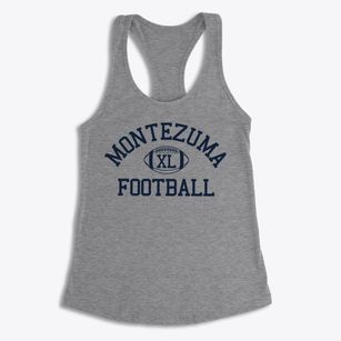 Montezuma Community School Classic Football Women's Racerback Tank