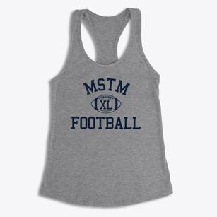 Martensdale-st. Mary's School Classic Football Women's Racerback Tank