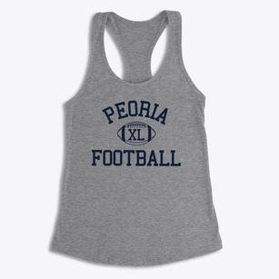 Peoria Accelerated High School Classic Football Women's Racerback Tank