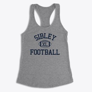 Sibley High School Classic Football Women's Racerback Tank