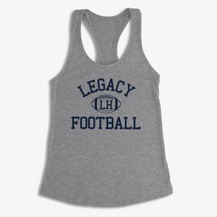 Legacy Homeschool Classic Football Women's Racerback Tank
