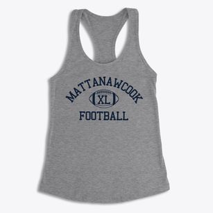 Mattanawcook Junior High School Classic Football Women's Racerback Tank
