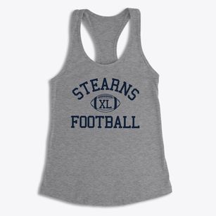 Stearns High School Classic Football Women's Racerback Tank