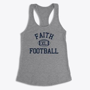 Faith Baptist Christian School Classic Football Women's Racerback Tank
