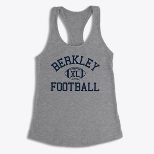 Berkley Community School Classic Football Women's Racerback Tank