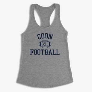 Coon School Classic Football Women's Racerback Tank