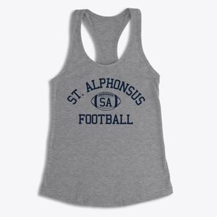 Saint Alphonsus High School Classic Football Women's Racerback Tank