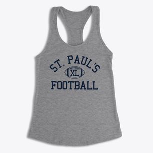 Saint Paul's Lutheran School Classic Football Women's Racerback Tank