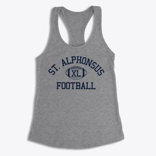 St. Alphonsus Catholic Church Classic Football Women's Racerback Tank