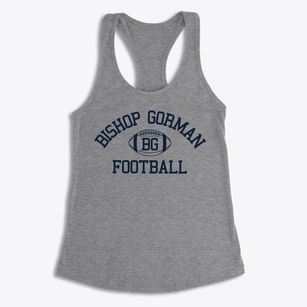 Bishop Gorman High School Classic Football Women's Racerback Tank