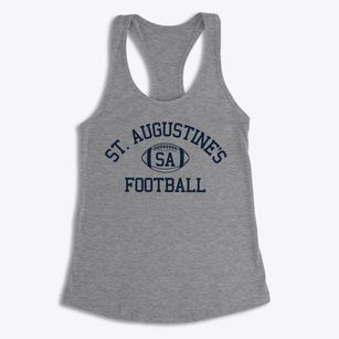 Saint Augustine's School Classic Football Women's Racerback Tank