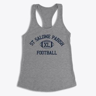 St Salome Parish Classic Football Women's Racerback Tank