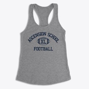 Ascension School Classic Football Women's Racerback Tank