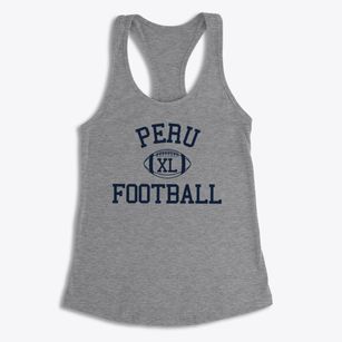 Peru High School Classic Football Women's Racerback Tank