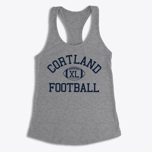 Cortland Christian School Classic Football Women's Racerback Tank
