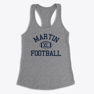 Martin De Porres School Classic Football Women's Racerback Tank
