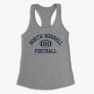North Hornell Primary School Classic Football Women's Racerback Tank
